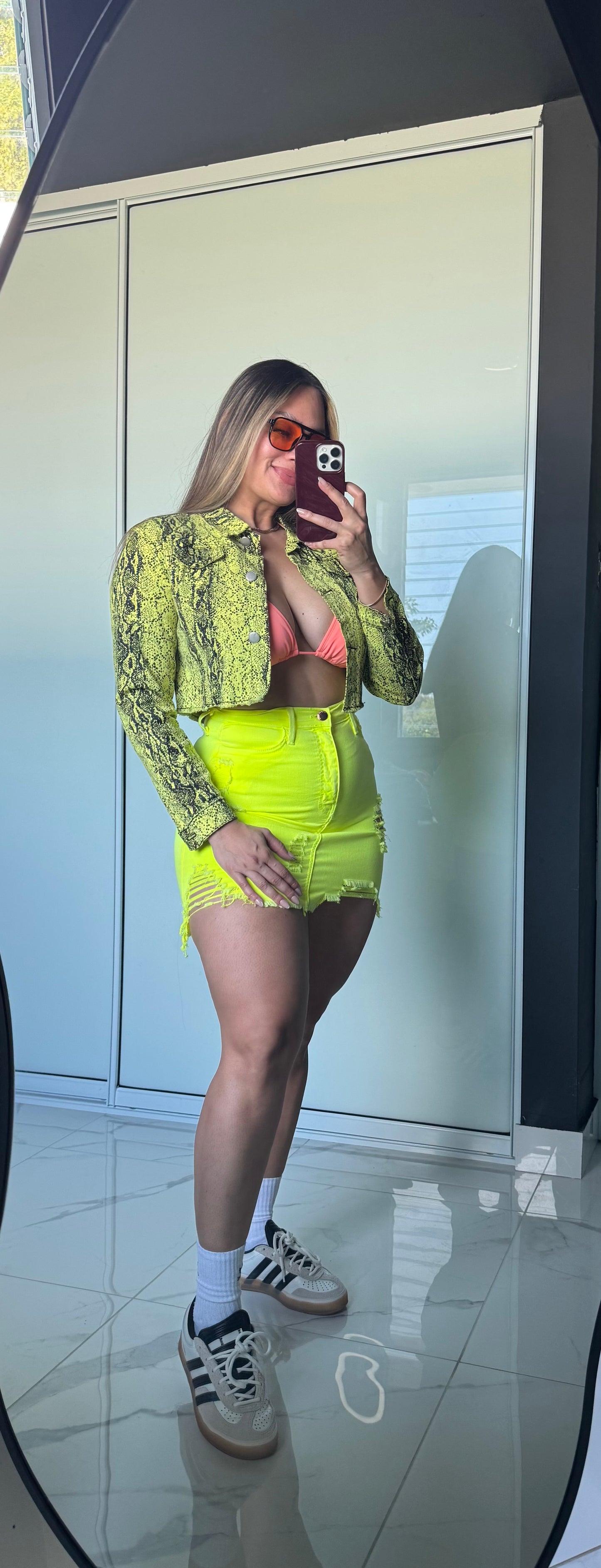 Pre-Loved Vibrant Neon Skirt