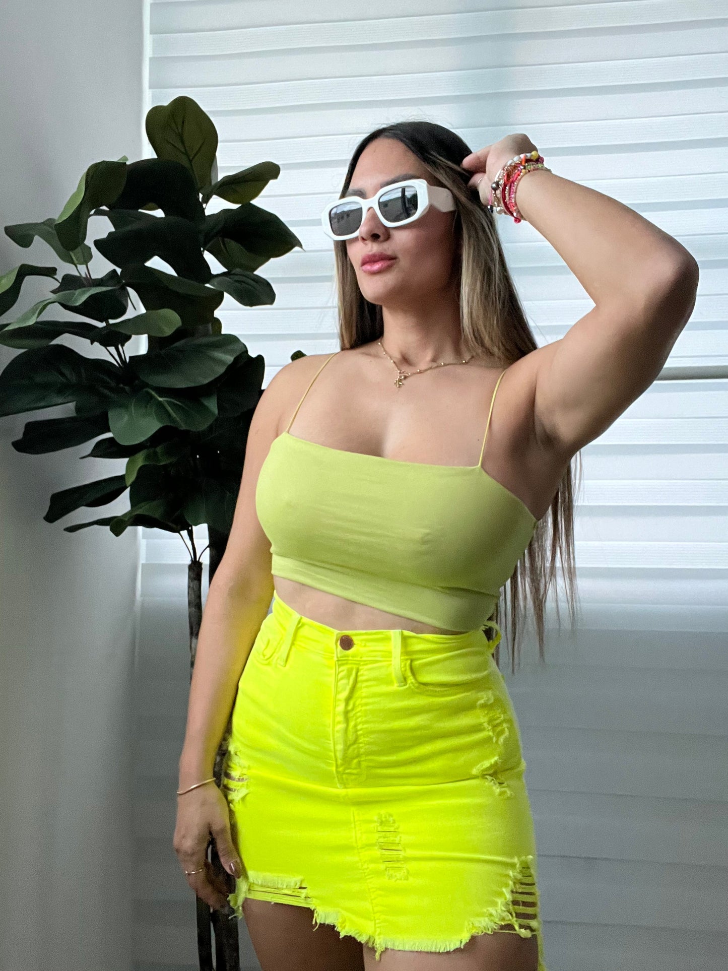 Pre-Loved Vibrant Neon Skirt
