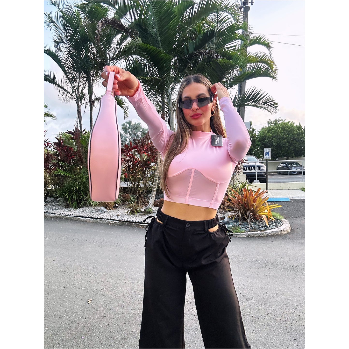 Mix & Match Pink Mesh Top