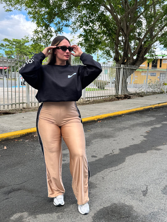 High Waisted Stretch Trousers