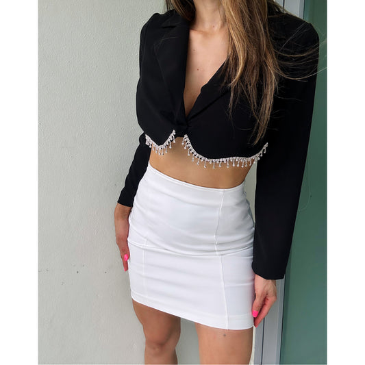 New From Closet White Skirt